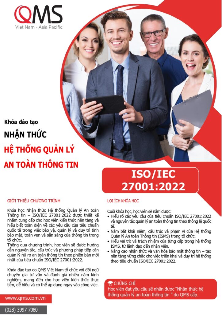 Nhận thức ISO/IEC 27001:2022