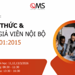 Nhận thức và Đánh giá viên nội bộ ISO 9001:2015